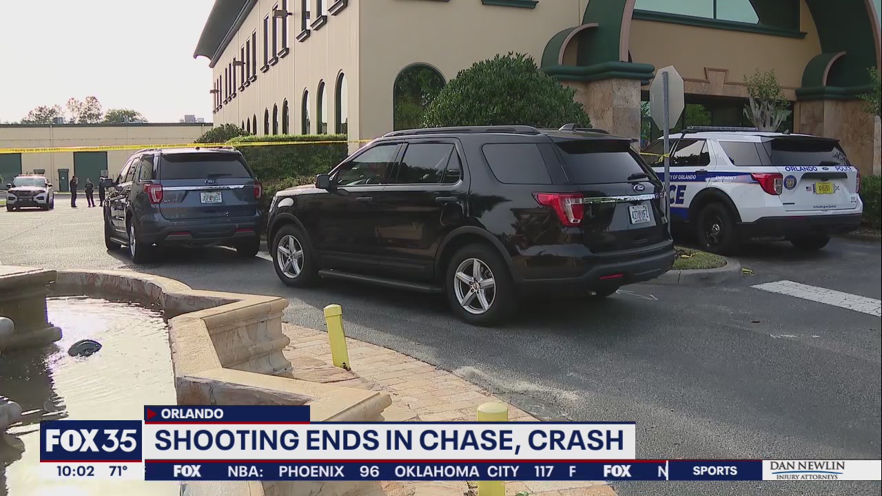 Shooting ends in chase | FOX 35 Orlando