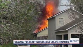 FOX 35 Care Force: Florida officers honored for saving couple from home fire