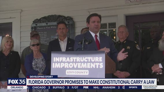 Gov. DeSantis plans to pass constitutional carry law
