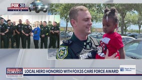 FOX 35 Care Force: Orange County deputy honored for saving baby from burning apartment building