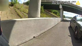 Hagerstown police officer pulls man experiencing mental health crisis off highway