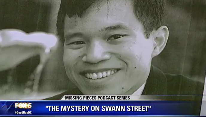 FOX 5 Missing Pieces podcast preview of 'The Mystery on Swann Street'