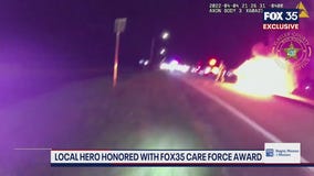 FOX 35 Care Force: Florida deputy honored for rescuing family from burning car