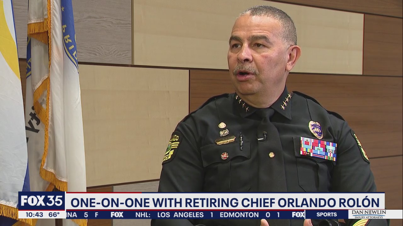 One-on-one with retiring Orlando Police Chief Orlando Rol?n