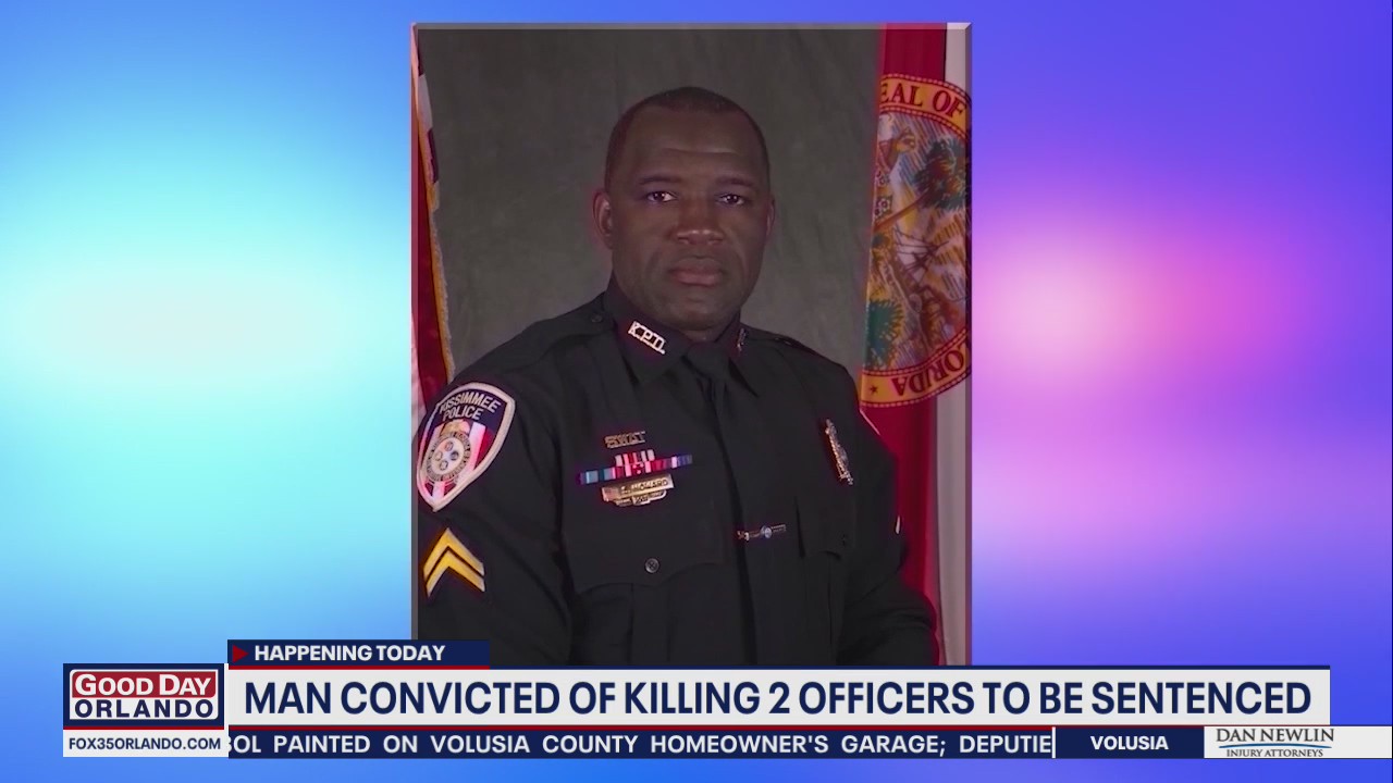 Man convicted of killing 2 Kissimmee police officers to be sentenced ...