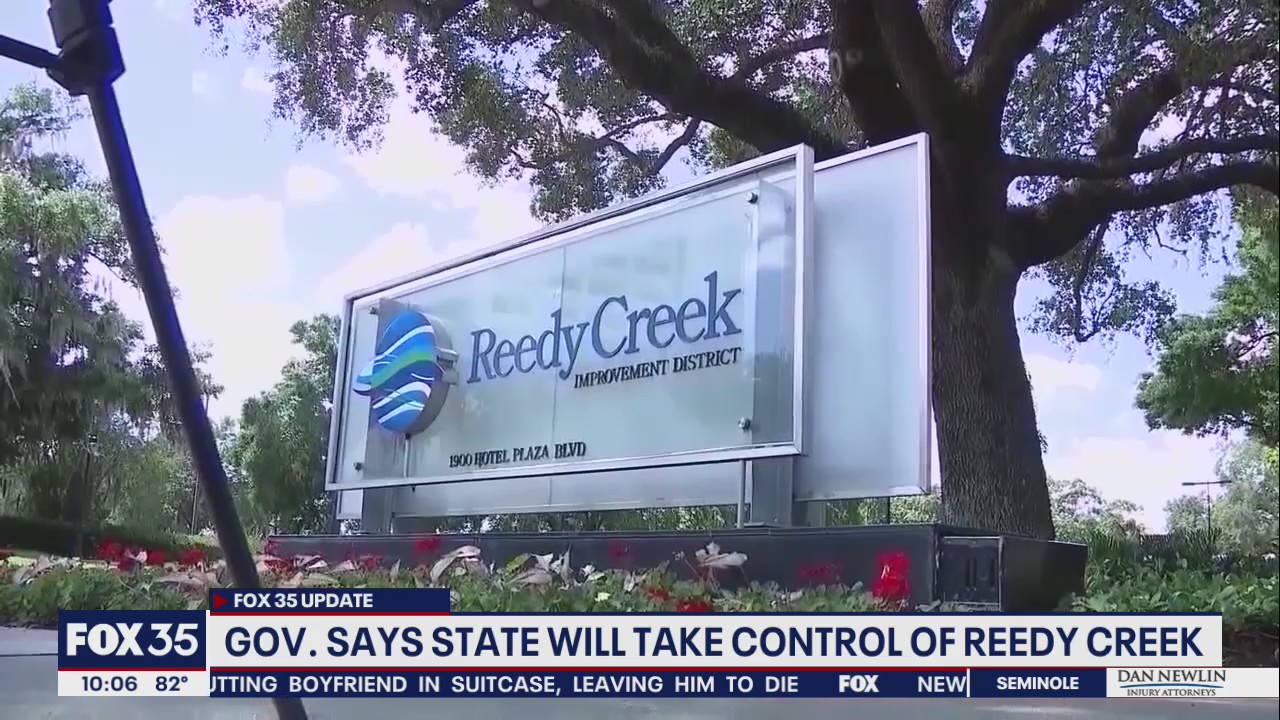 Gov. DeSantis says state will take control of Disney's Reedy Creek
