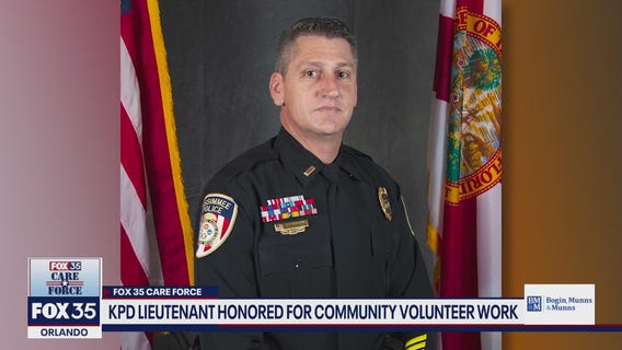 Kissimmee Police lieutenant honored for community work