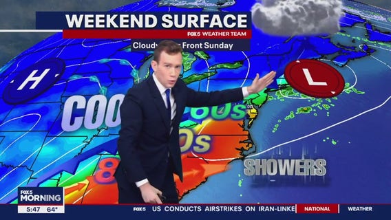 FOX 5 Weather forecast for Friday, October 27