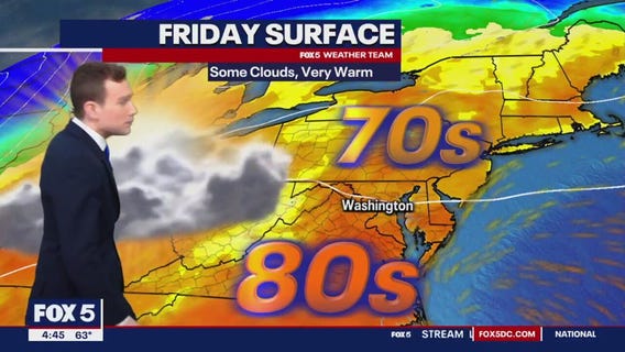 FOX 5 Weather forecast for Friday, October 27