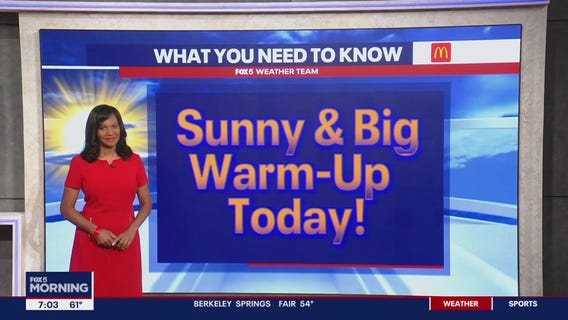 FOX 5 Weather forecast for Saturday, October 28