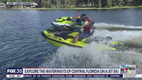 Explore the waterways of Central Florida on a jet ski