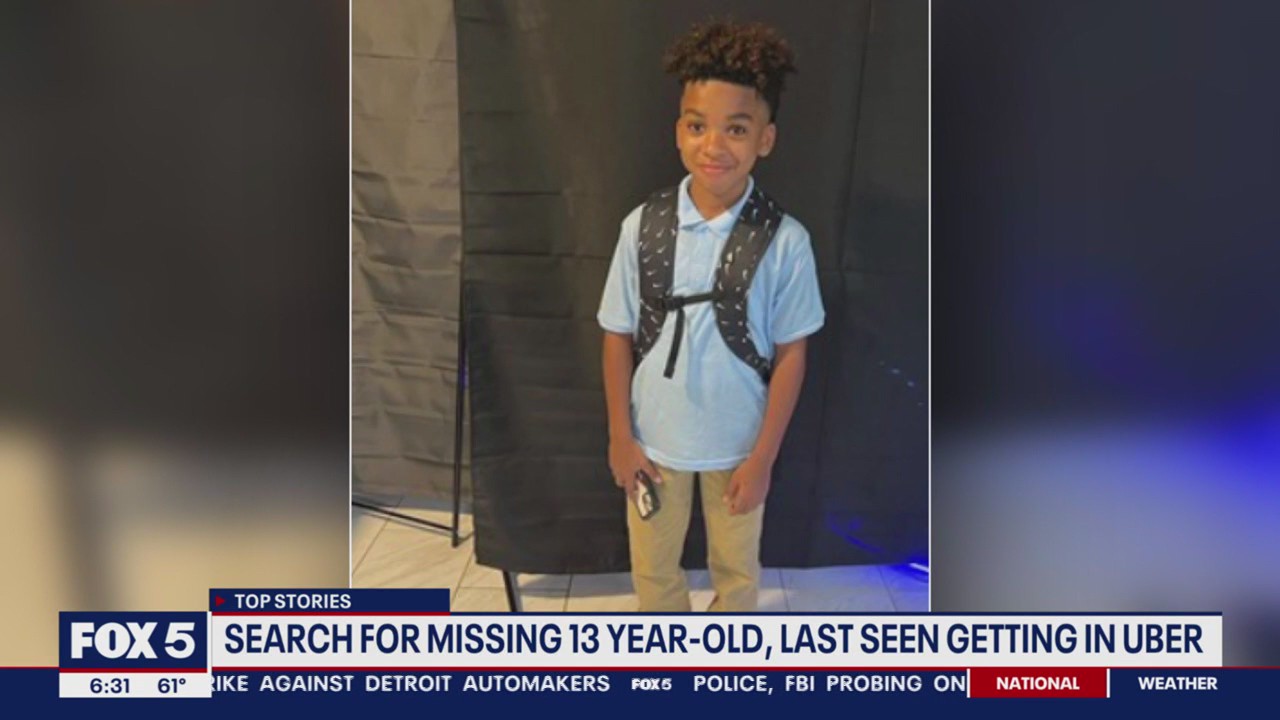 Search continues for missing 13-year-old last seen getting in Uber ...