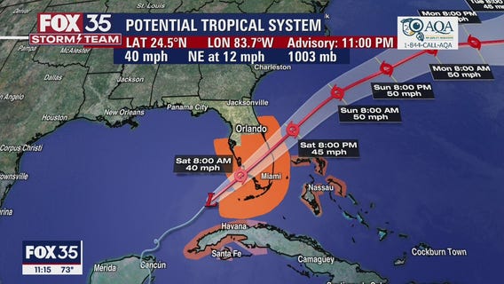 Tracking the Tropics: Disturbance in Gulf brings heavy rain