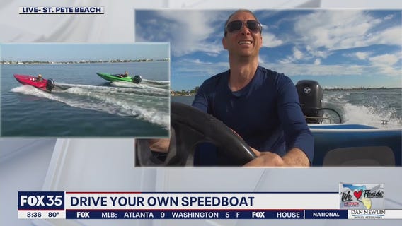 Drive your own speedboat at Florida's Speedboat Adventures