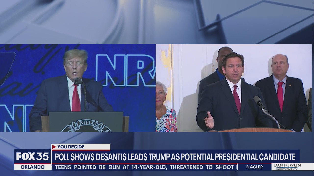 DeSantis edges Trump in New Hampshire poll