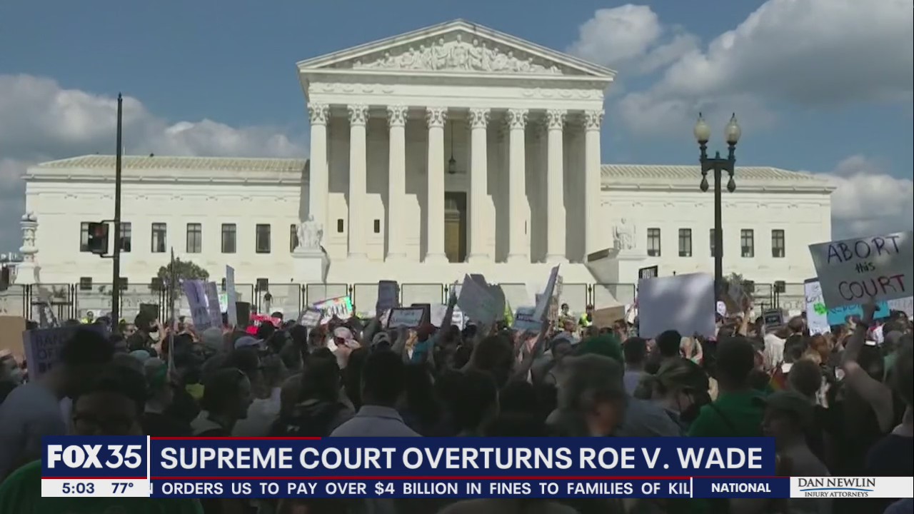 Supreme Court overturns Roe v. Wade