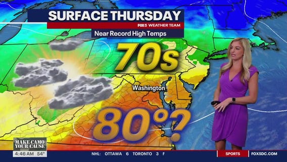 FOX 5 Weather forecast for Thursday, November 9