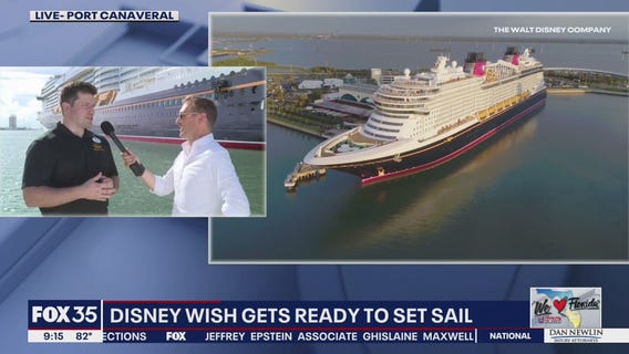 Disney Wish gets ready to set sail from Florida