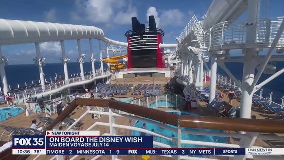 On board the Disney Wish: FOX 35 previews Disney's fifth cruise ship