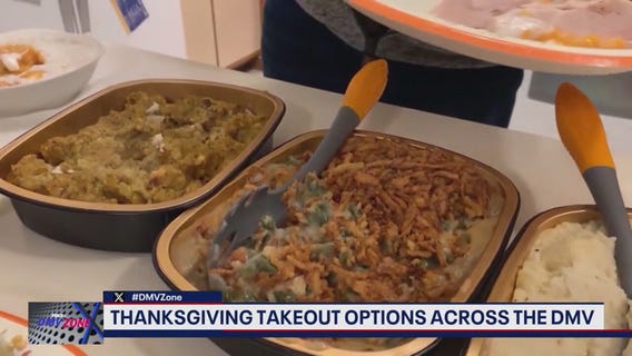 Thanksgiving takeout option across the DMV