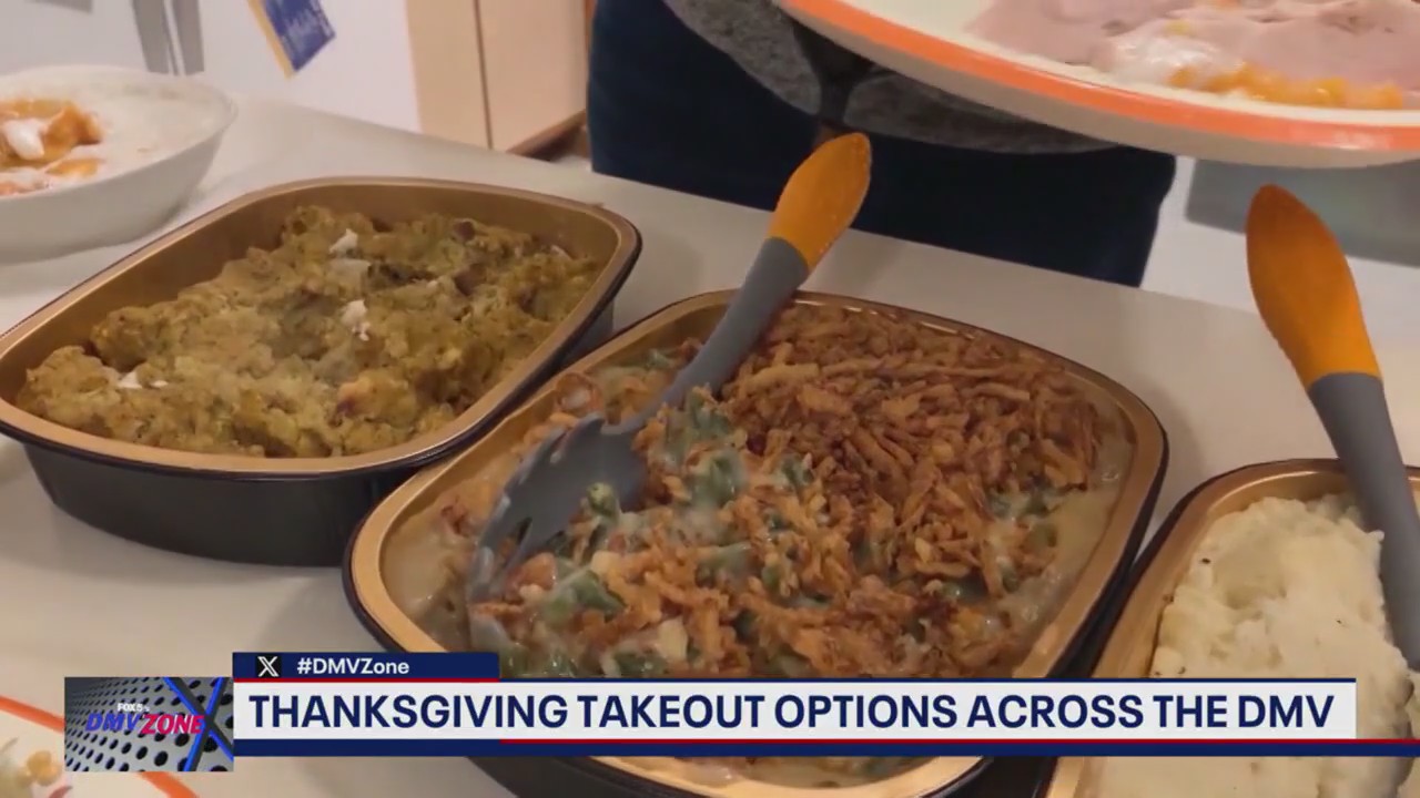 Thanksgiving takeout option across the DMV