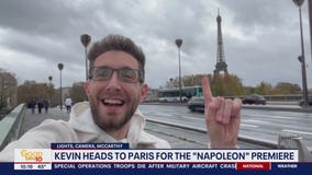 Kevin in Paris for world premiere of Napoleon