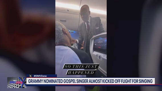 Grammy-nominated gospel singer nearly kicked off of Delta flight
