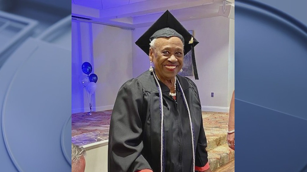 'Never too late': 96-year-old Florida woman earns college degree