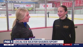Local ice skater shares the sport