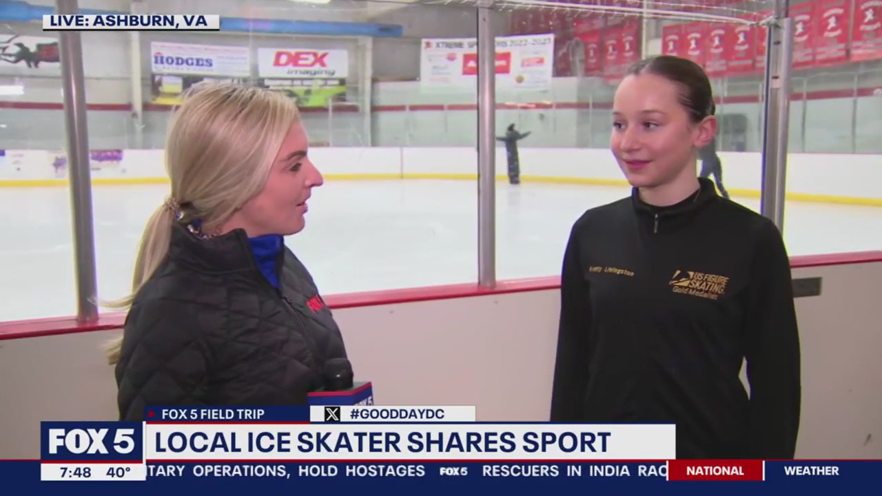 Local ice skater shares the sport