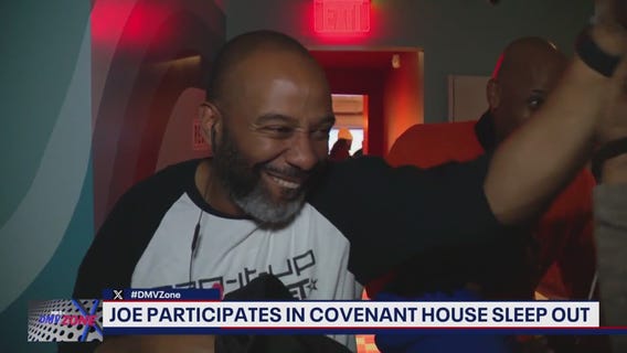 DMV Zone's Joe Clair participates in Covenant House Sleep Out