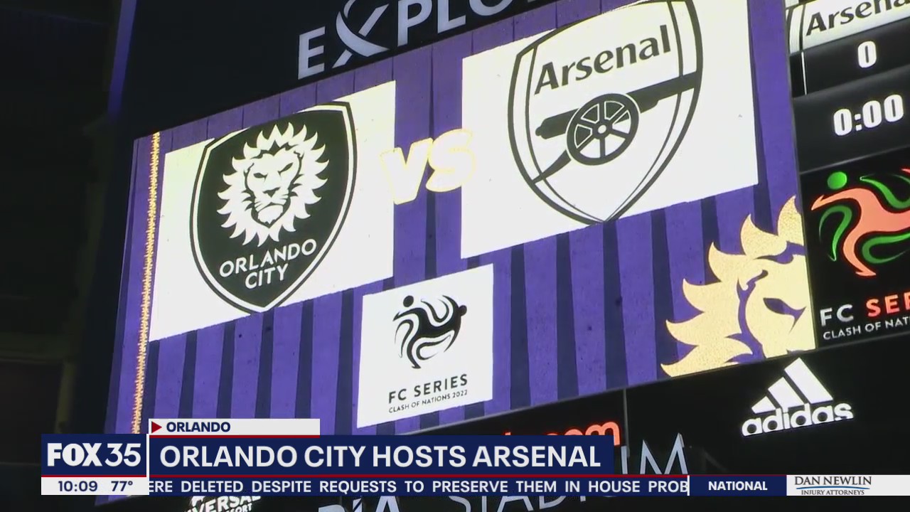 Orlando City hosts English Premier League's Arsenal FC