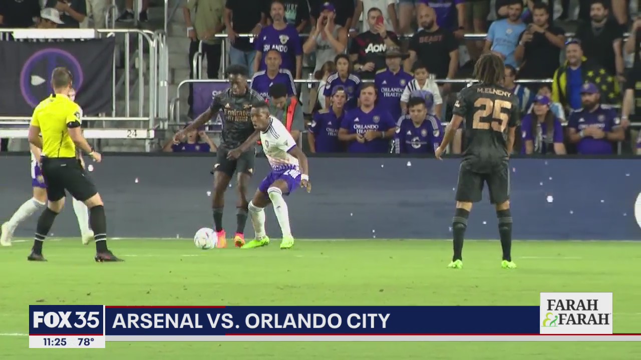 Orlando City hosts English Premier League's Arsenal FC