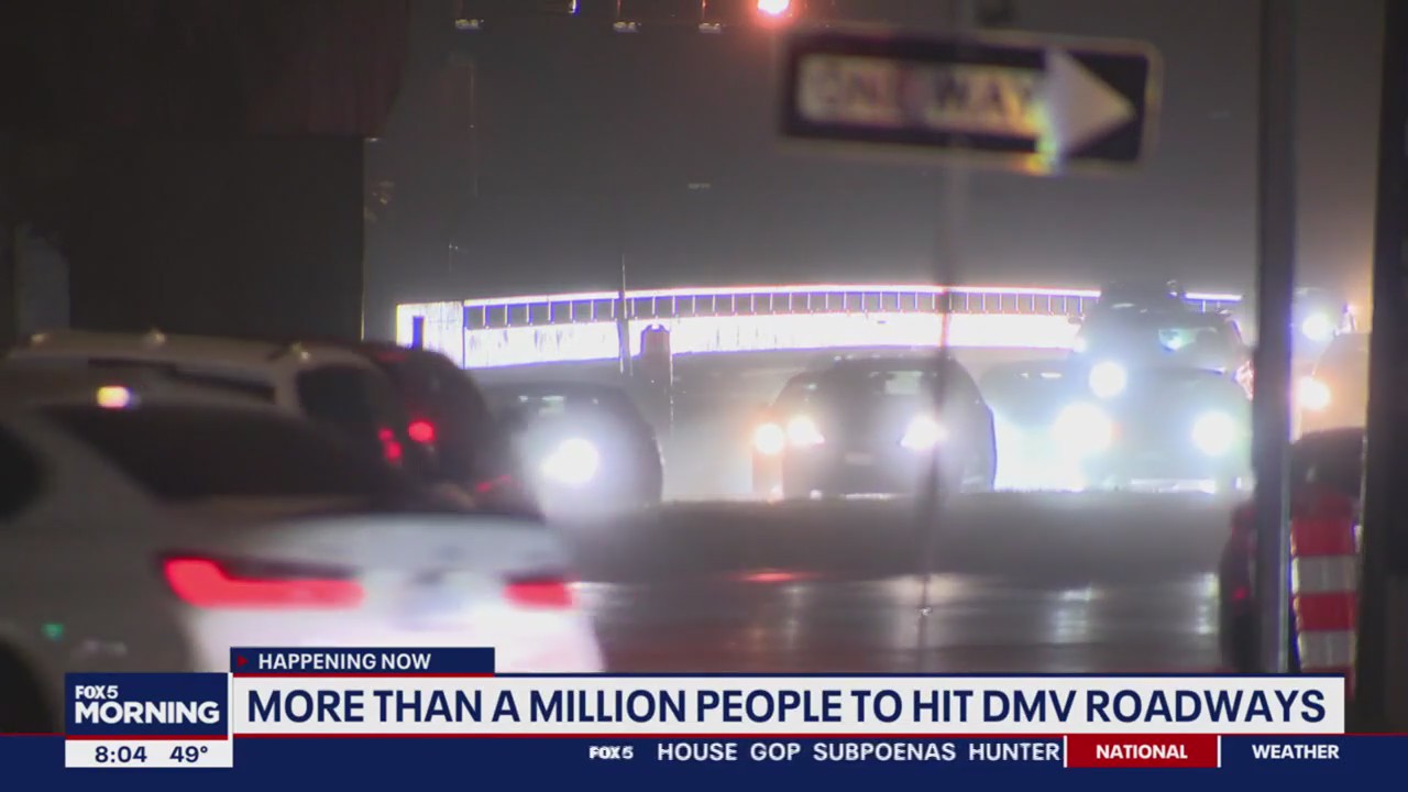 Thanksgiving holiday travel 2023 best & worst times to drive | FOX 5 DC