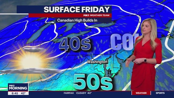 FOX 5 Weather forecast for Black Friday 2023