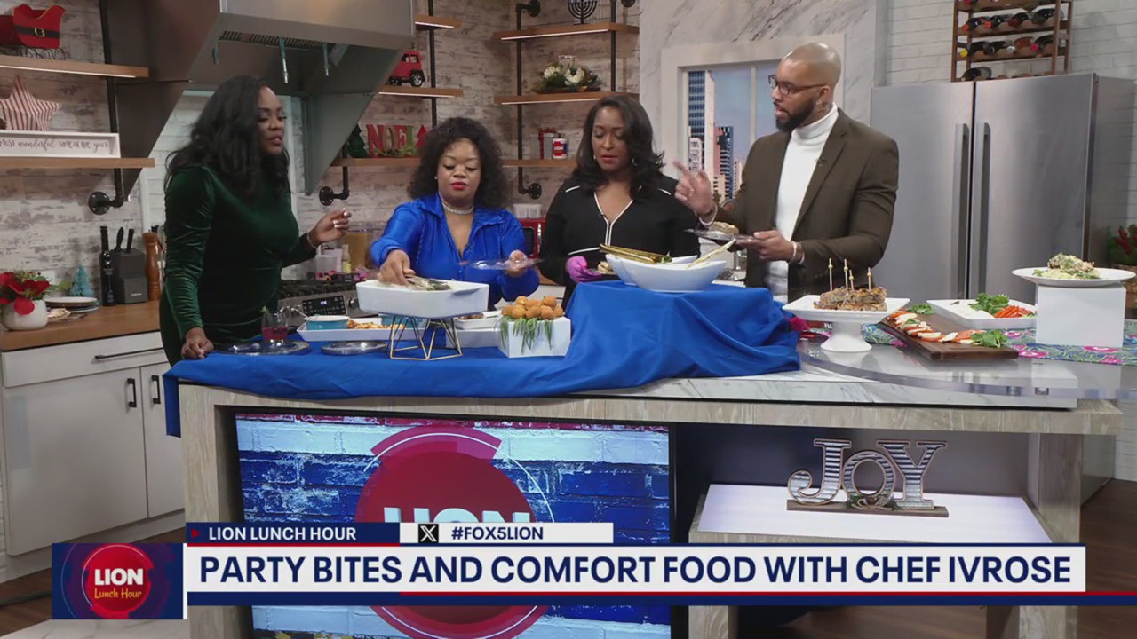 Holiday party dishes with Chef IvRose