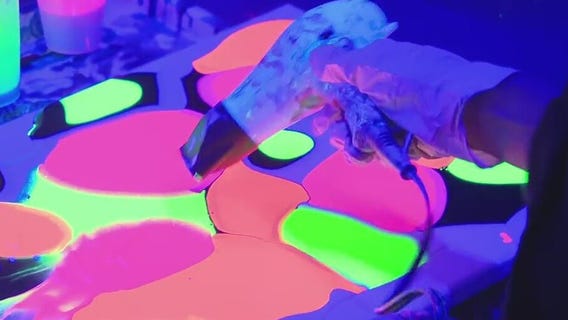 DRIP! Art Lounge in Winter Park lets you create spill-style masterpieces