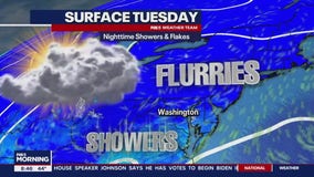 Snow flurries possible in DC area as fast-moving clipper system moves through