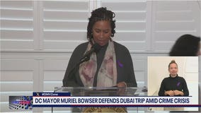 Mayor Muriel Bowser defends Dubai trip as crime is on the rise in DC