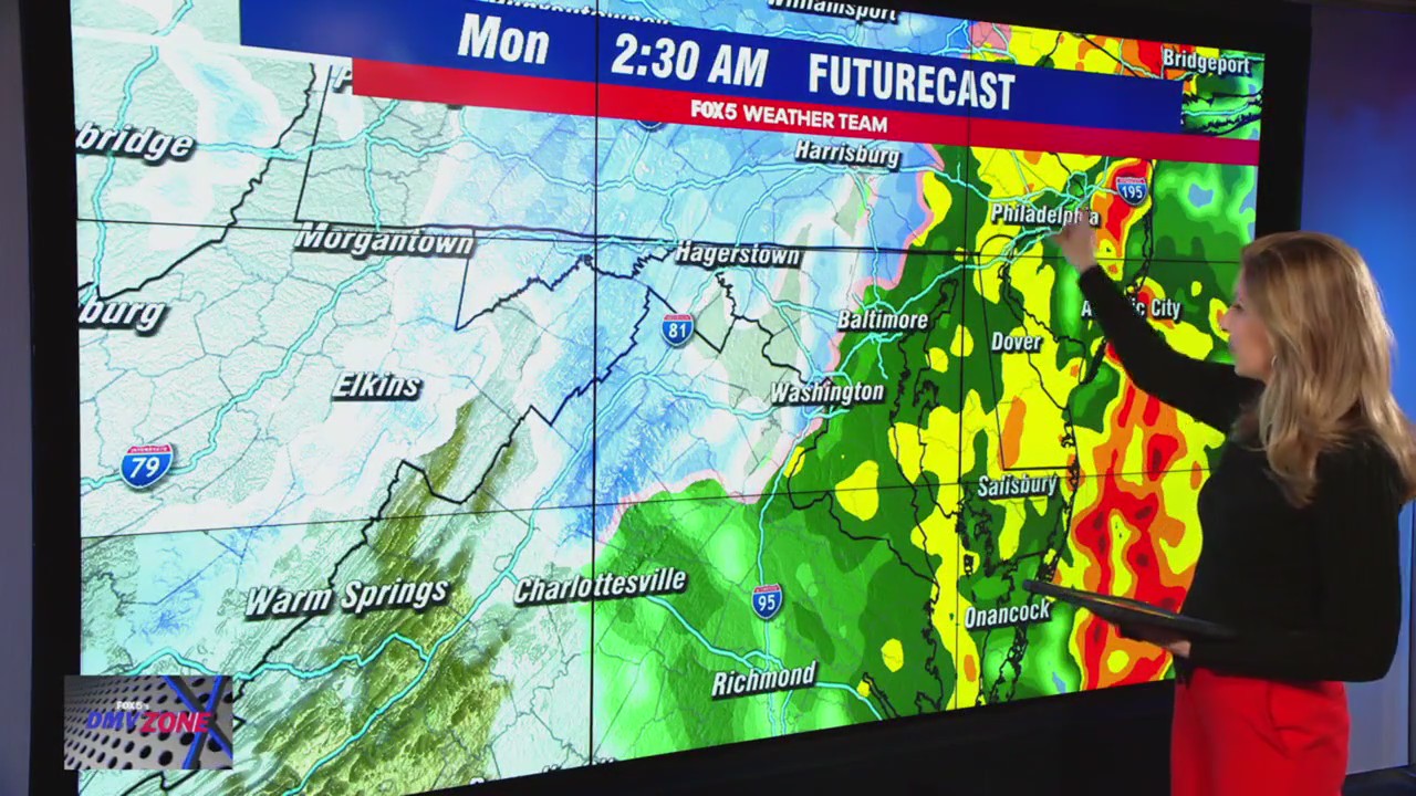 Rain expected to soak DC area Sunday