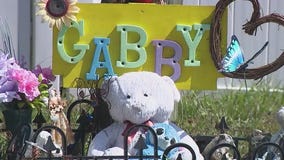 Remembering Gabby: Neighbors clean up girl's overgrown memorial