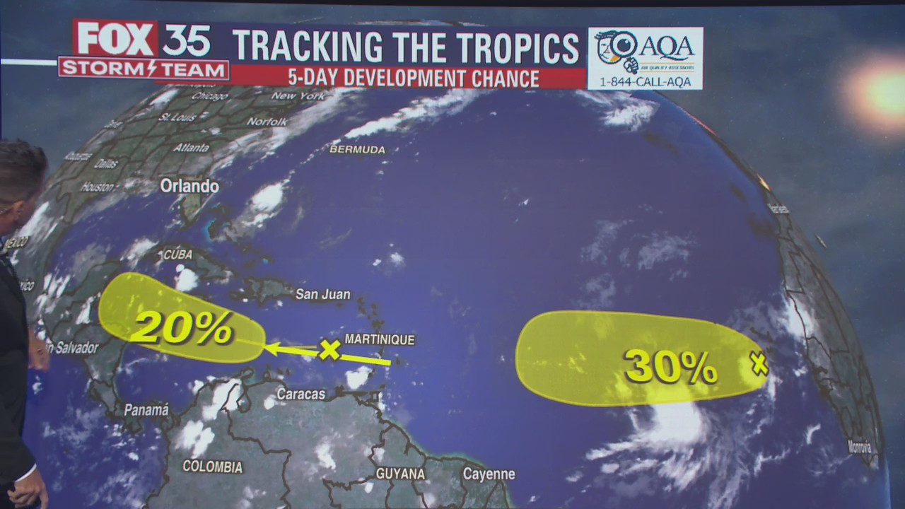 Chances of development rise for tropical wave in the Atlantic