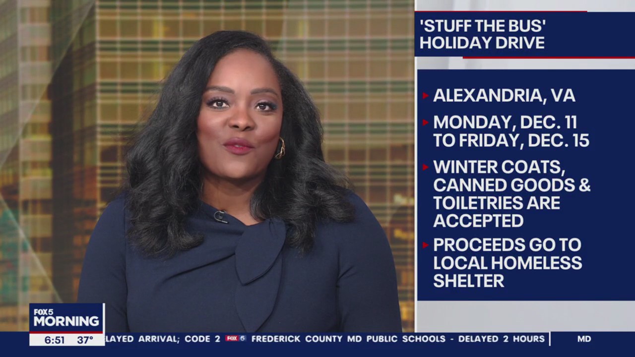 Alexandria's Dash Bus holds 'Stuff The Bus' holiday drive | FOX 5 DC