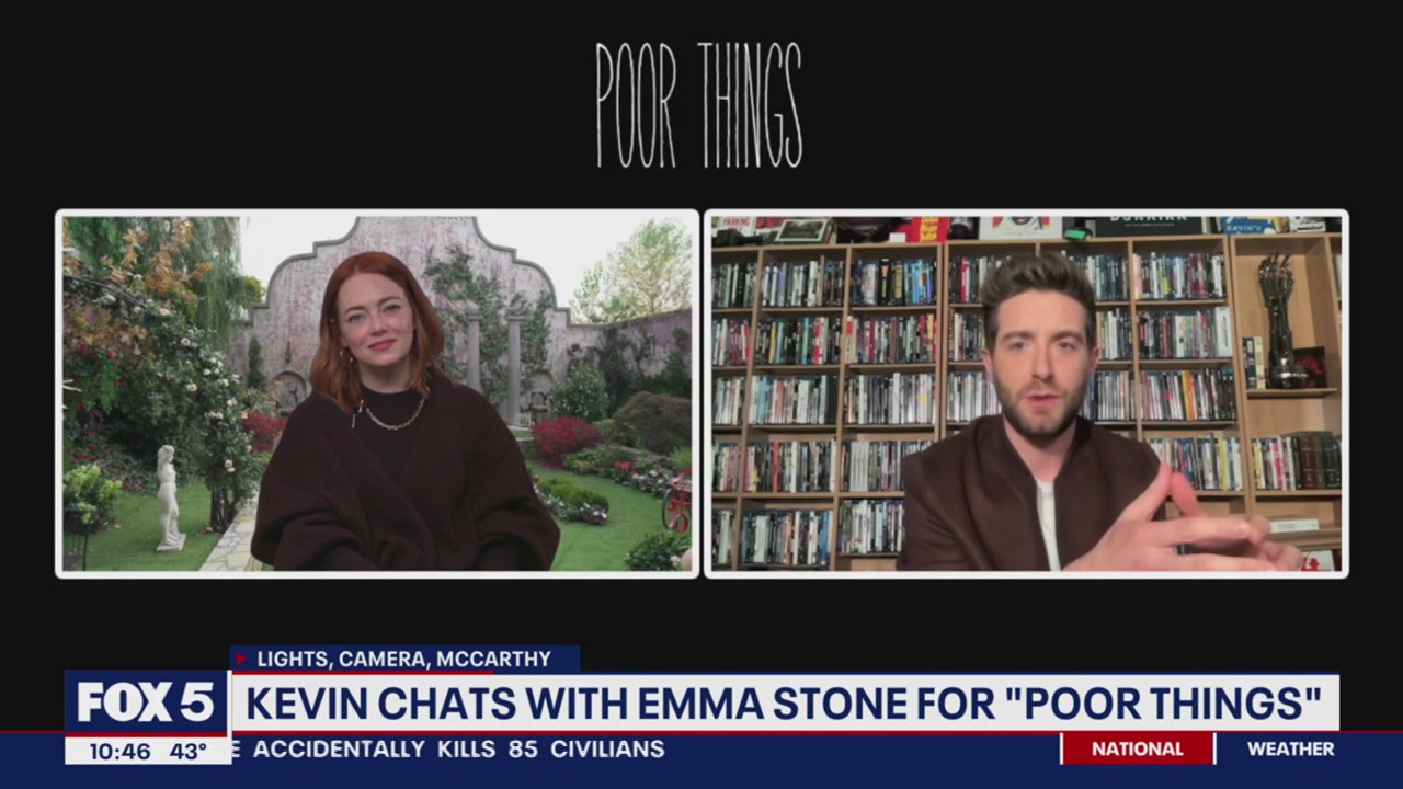 Emma Stone, Mark Ruffalo, and Willem Dafoe talk Poor Things