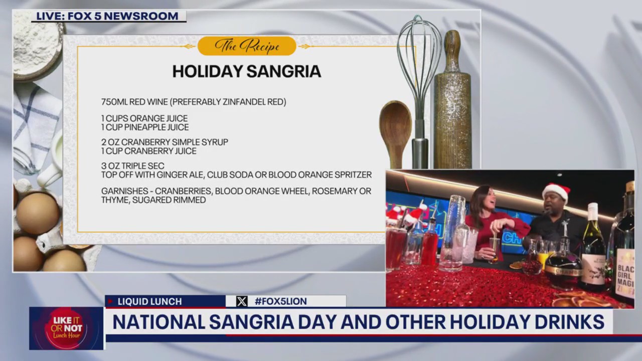 Liquid Lunch: National Sangria Day and more with Sugar Rim Bar