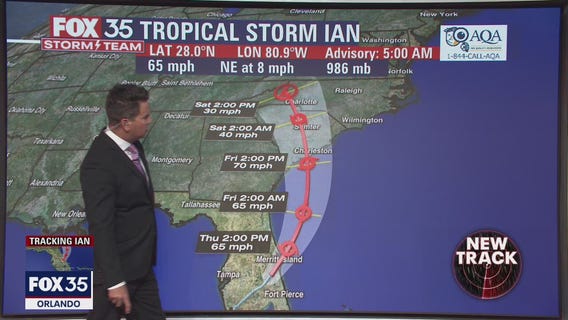 Ian weakens to tropical storm as it brings heavy rain, flooding to Central Florida