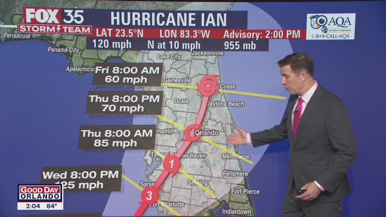 Hurricane Ian: September 27, 2022 - 2 p.m. Update