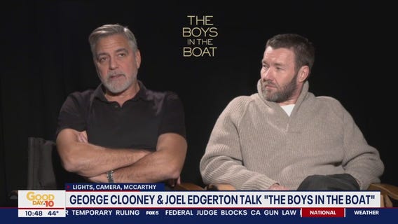 George Clooney, Joel Edgerton discuss The Boys In The Boat
