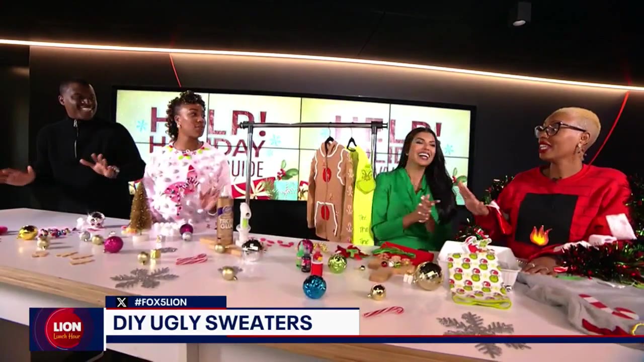 DIY Ugly Sweaters with The Style Medic and Mimi Cutelips