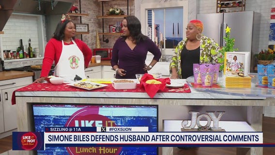 Simone Biles defends her husband following controversial comments